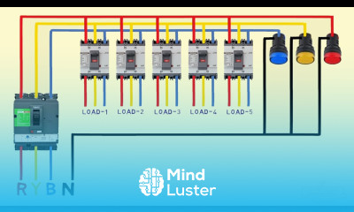 Main Distribution Board wiring MDB 3 phase wiring diagram
