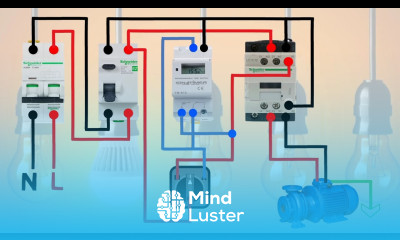 Motor connection auto manual with digital timer