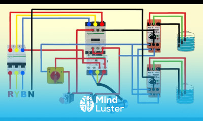 One Motor 2 WLC water level controller interconnected 2 Water tank