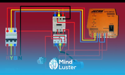 Auto switch connection with dol starter