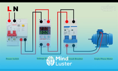 Learn single phase motor with voltage protection device - Mind Luster