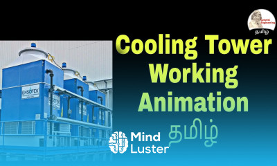 Cooling Tower Working Animation HVAC Plant in Tamil