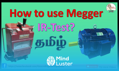 How to use megger IR test Insulation resistance of motor and cable Megger testing procedure