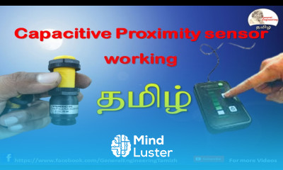 capacitive proximity sensor working animation in Tamil