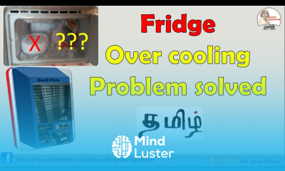 Fridge over cooling problem Ice forming problem how to change thermostat in Tamil