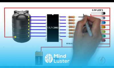 Simple Water level indicator circuit Water level indicator using ULN2003 CircuitRanger