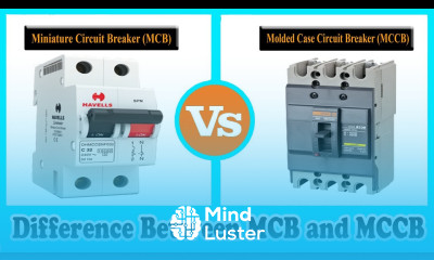 MCB vs MCCB Difference between MCCB and MCB MCB and MCCB