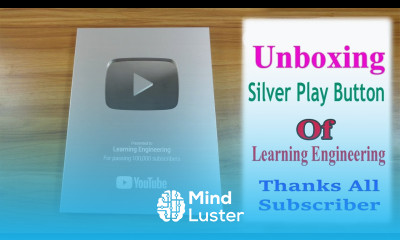 Unboxing Silver Play Button Of Learning Engineering Thanks All Subscriber