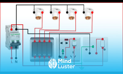 Learn 4 Gang Switch Connection 3 Pin socket connection Multi Pin Socket ...