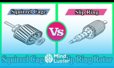 Squirrel Cage Rotor and Slip Ring Rotor Squirrel Cage vs Wound Rotor