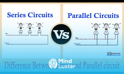 Series and Parallel Circuits Series VS Parallel Difference between Series and Parallel Circuits