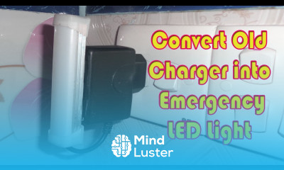 Convert Old Charger into Emergency LED Light Emergency LED Light from Old Mobile Charger