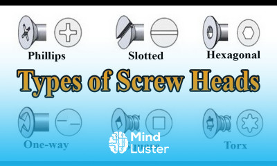 Screwdriver Types Types of Screw Heads