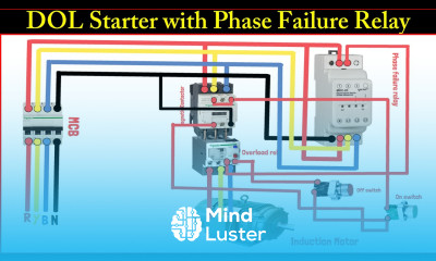 DOL Starter with Phase Failure Relay 3 Phase Motor Starter