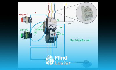 DOL starter wiring animation