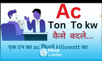 Ac Ton to kw conversion ac load calculation how much a 1 ton ac vastu load