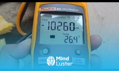 how to check AHU cfm by digital meter