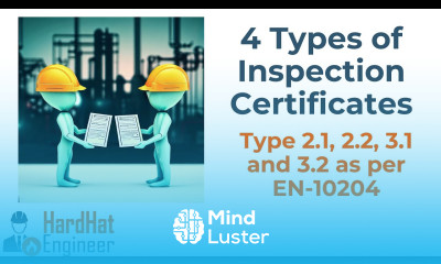 Learn about 4 Types of Inspection Certificates as per EN10204 Type 2 1 2 2 3 1 and 3 2