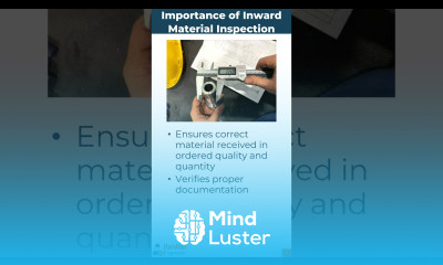 What is Incoming Material Inspection