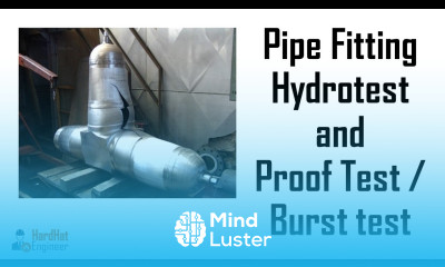 Pipe Fittings Hydrotesting and Proof Test Burst Test
