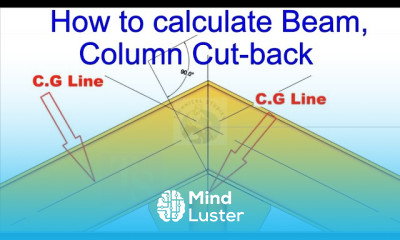 Beam Column notch cutback marking calculation Tutorials structural tips and tricks