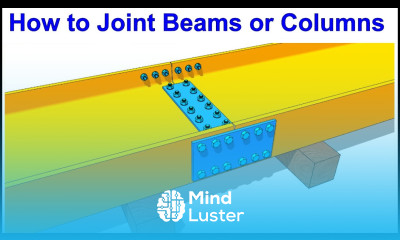 How to join beams or columns
