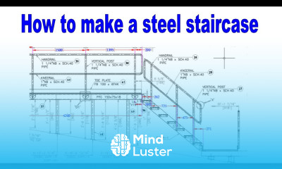 Structural Staircase layout Fabrication