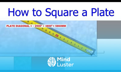 How to Square a Plate Plate Squaring Plate squaring tutorial Correct Method