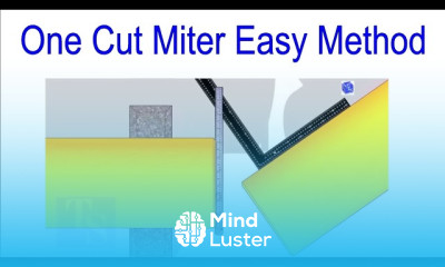 How to Calculate Any Degree One Cut Miter Fast Easy Method