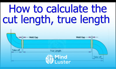Pipe Cut Length True Length Calculation