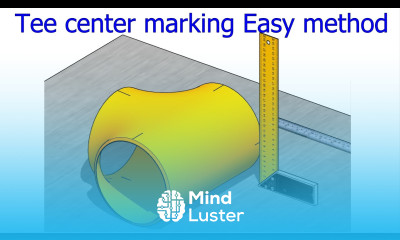 How to mark the center of a Tee Easy method