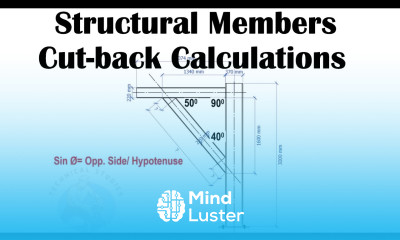 How to cut channel and beam any degree cut back