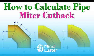 How to Calculate Miter Cutback Easy Method