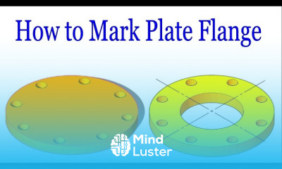 Plate Flange Marking Fabrication free Tutorial