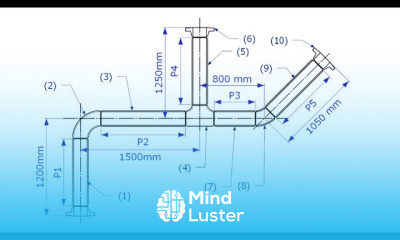 How to Calculate Pipe length in an isometric drawing
