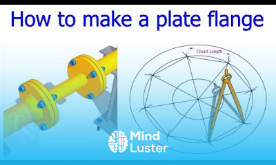 How to mark mark a plate Flange simple Method