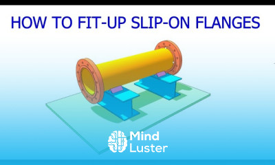 How to fit up Slip on Fnalges on a pipe Tutorial