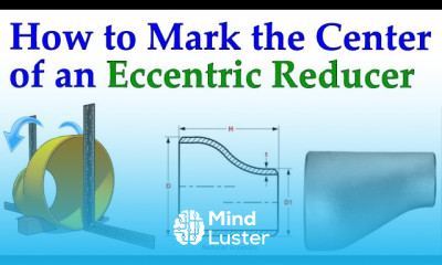 How to Mark the Center line of an Eccentric Reducer