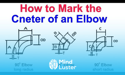 How to Mark and Cut a 90 degree Elbow to Any Degree