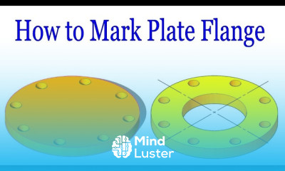 Plate Flange Marking Fabrication free Tutorial
