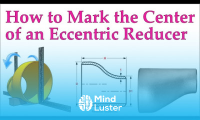 How to Mark the Center line of an Eccentric Reducer