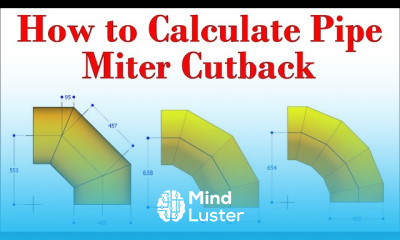 How to calculate and mark Cut back center piece 2 cut miter