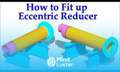 Eccentric Reducer Fit up to a Pipe