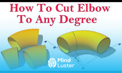 Cut an Elbow to any degree pipe fit up tutorial piping tips and tricks