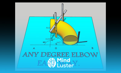 HOW TO MARK AN ODD SIZE ELBOW ANY DEGREE ELBOW MARKING EASILY TUTORIAL