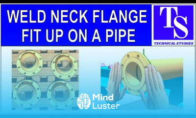 HOW TO FIT UP A LARGE FLANGE TO A LARGE PIPE STEP BY STEP TUTORIAL