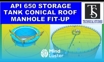 API 650 STORAGE TANK CONICAL ROOF MANHOLE FIT UP TUTORIAL