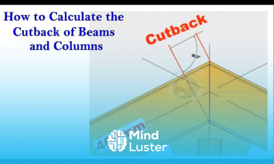 Learn Beam Column notch cutback marking calculation Tutorials ...