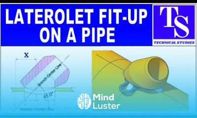 PIPING LATEROLET FIT UP ON A STRAIGHT PIPE TUTORIAL Pipe fit up tutorials