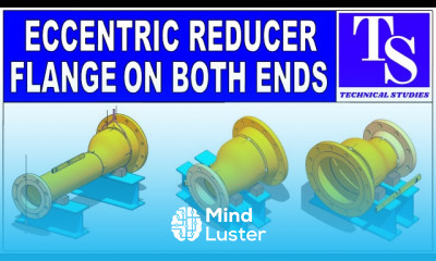 HOW TO FIT UP FLANGES ON BOTH ENDS OF AN ECCENTRIC REDUCER TUTORIAL Pipe fit up tutorials